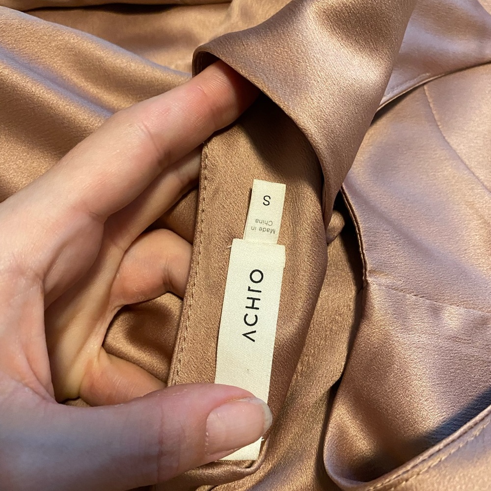 SOLD — Achro rose gold slip dress NWT - Picture 6 of 6